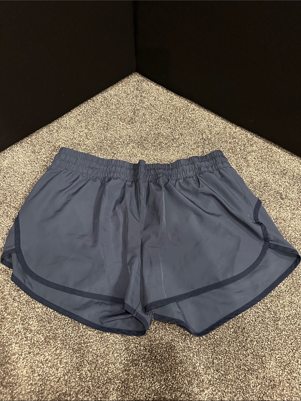 Women's Athletic  Navy Lightweight Running Shorts